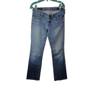 Citizens of Humanity Kelly Jeans 29  Stretch Low Boot Distressed